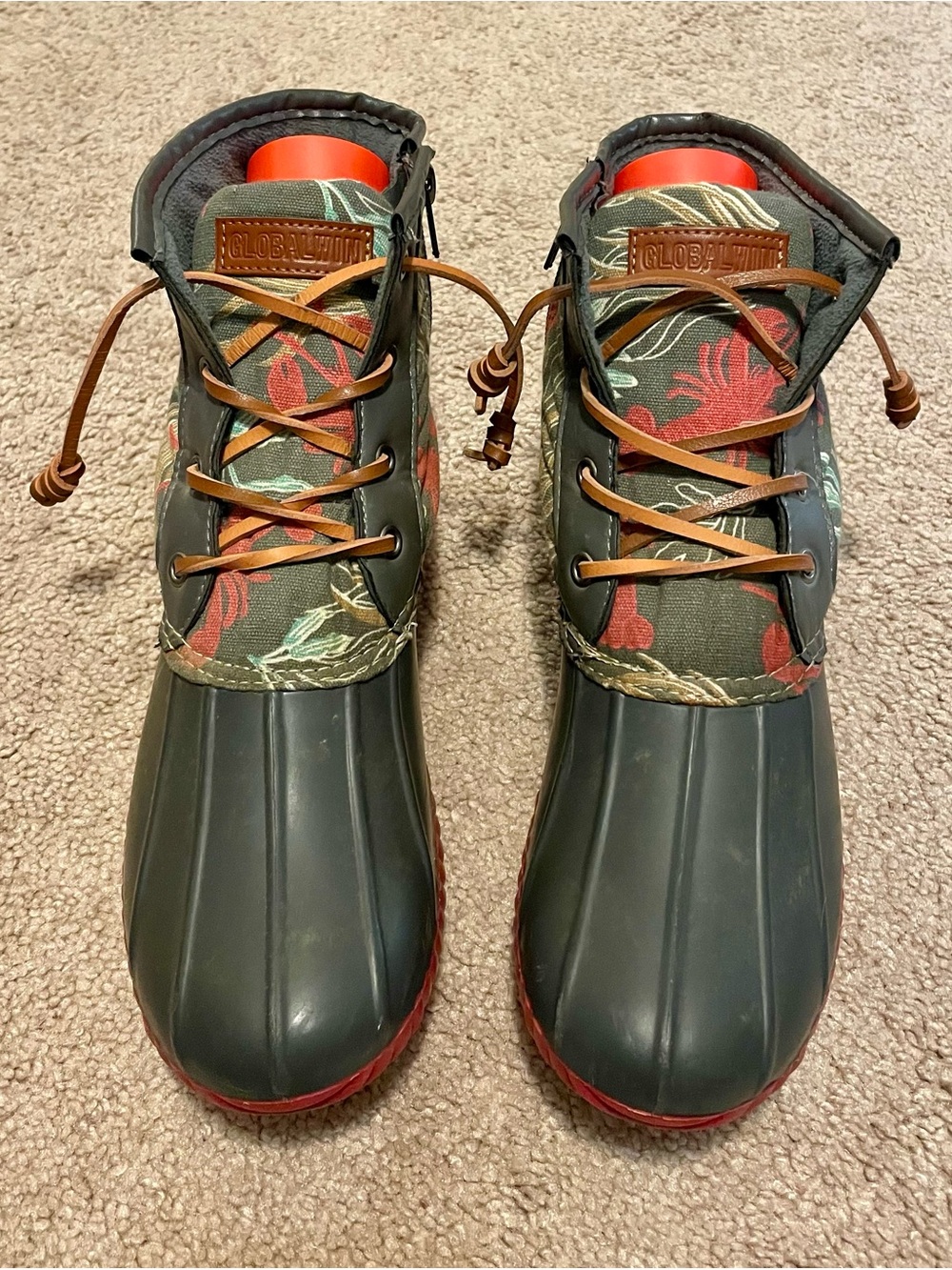 Glowbalwin Women’s’ Rain Dress class Boots Size 9